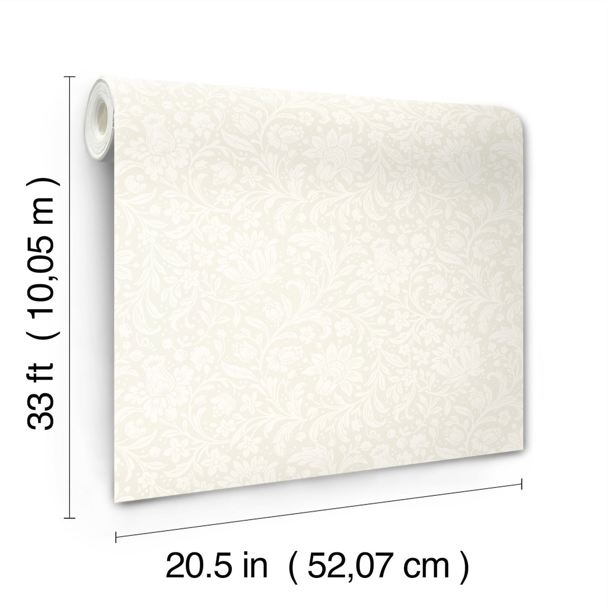 Hague Ivory by Chris Loves Julia Floral Trail Wallpaper – A-Street Prints 4173-27629