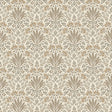 Woodbury Brown Floral Damask Wallpaper by A-Street Prints
