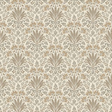 Woodbury Brown Floral Damask Wallpaper by A-Street Prints