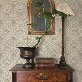 Woodbury Brown by Chris Loves Julia Floral Damask Wallpaper – A-Street Prints 4173-27633