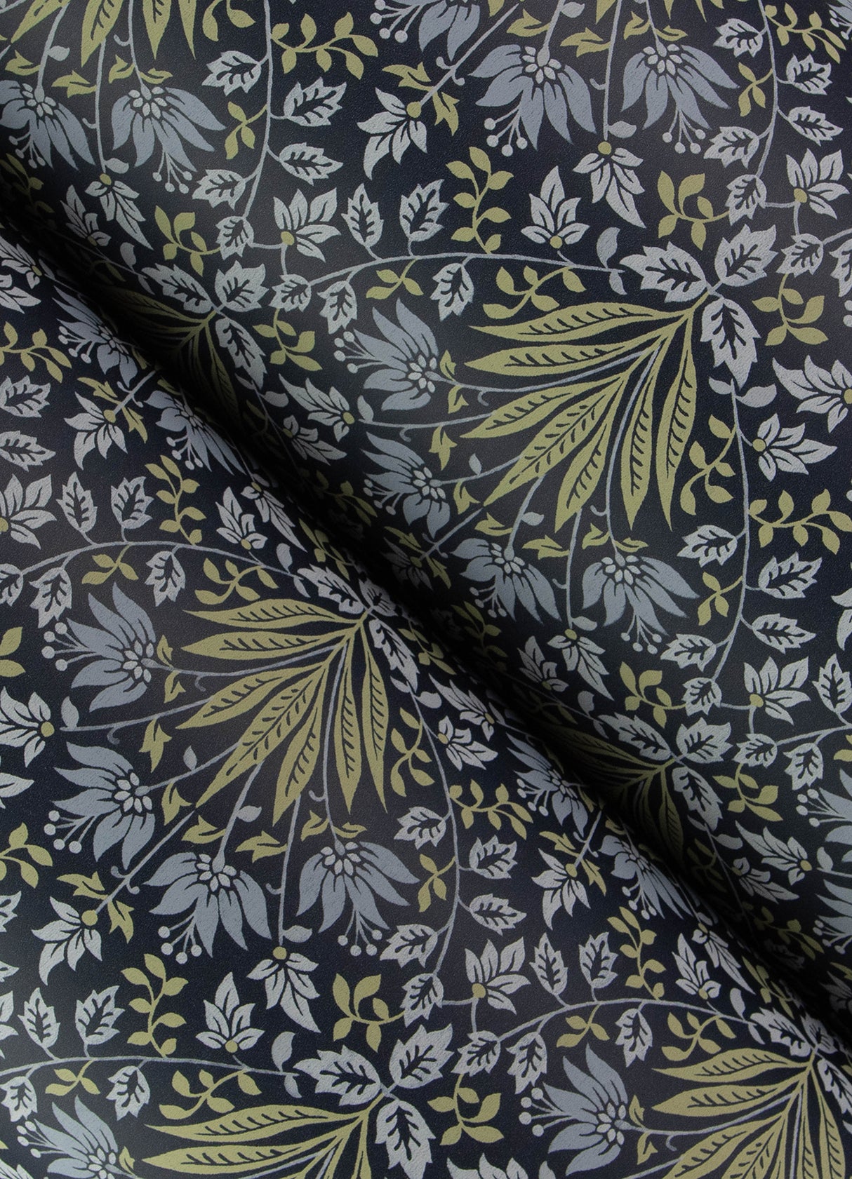 Woodbury Navy by Chris Loves Julia Floral Damask Wallpaper – A-Street Prints 4173-27634