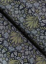 Woodbury Navy by Chris Loves Julia Floral Damask Wallpaper – A-Street Prints 4173-27634