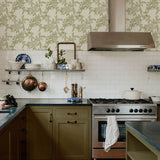 Gerty Green by Chris Loves Julia Fruit Toile Wallpaper – A-Street Prints 4173-27636