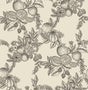 Gerty Black Fruit Toile Wallpaper by A-Street Prints