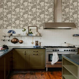Gerty Black by Chris Loves Julia Fruit Toile Wallpaper – A-Street Prints 4173-27637