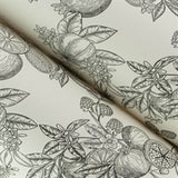 Gerty Black by Chris Loves Julia Fruit Toile Wallpaper – A-Street Prints 4173-27637