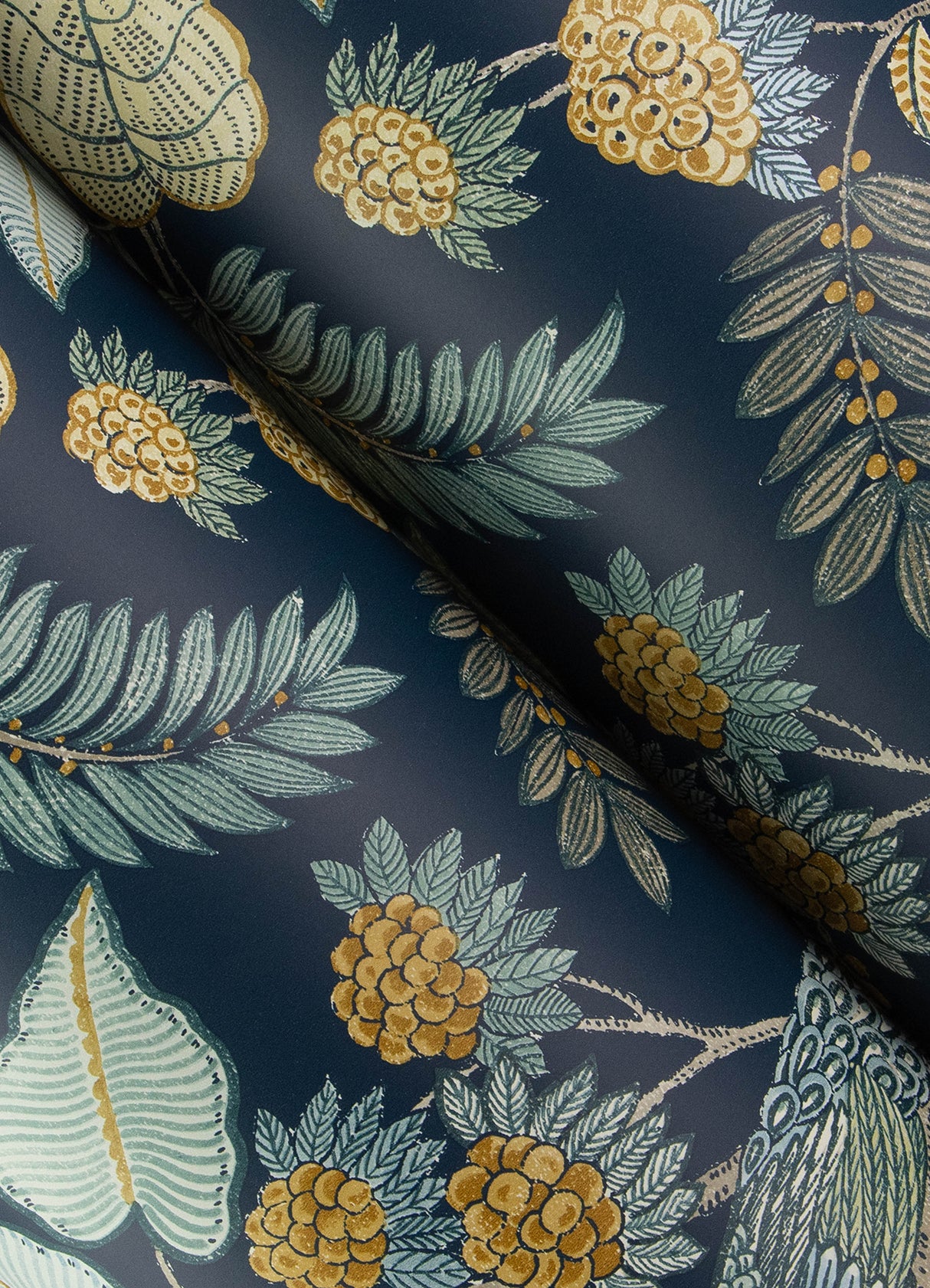 Geneva Dark Blue by Chris Loves Julia Peacock Paradise Wallpaper – A-Street Prints 4173-27643