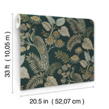 Geneva Sea Green by Chris Loves Julia Peacock Paradise Wallpaper – A-Street Prints 4173-27645