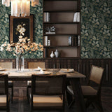 Geneva Sea Green by Chris Loves Julia Peacock Paradise Wallpaper – A-Street Prints 4173-27645