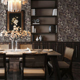 Geneva Chocolate Peacock Paradise by Chris Loves Julia Wallpaper – A-Street Prints 4173-27647