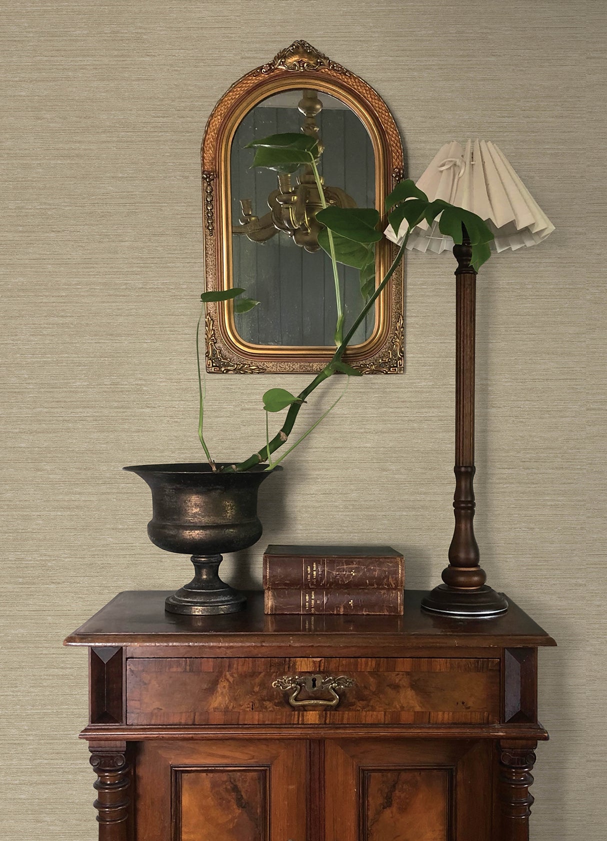 Roderick Neutral by Chris Loves Julia Textured Wallpaper – A-Street Prints 4173-27650