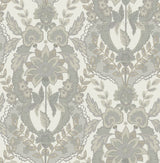 Collins Light Blue Damask Wallpaper by A-Street Prints, Chris Loves Julia collection (SKU 4173-27655)