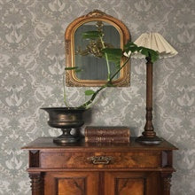 Collins Light Blue by Chris Loves Julia Damask Wallpaper – A-Street Prints 4173-27655