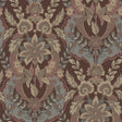 Collins Plum Damask Wallpaper by A-Street Prints, ornate floral damask in plum and neutrals