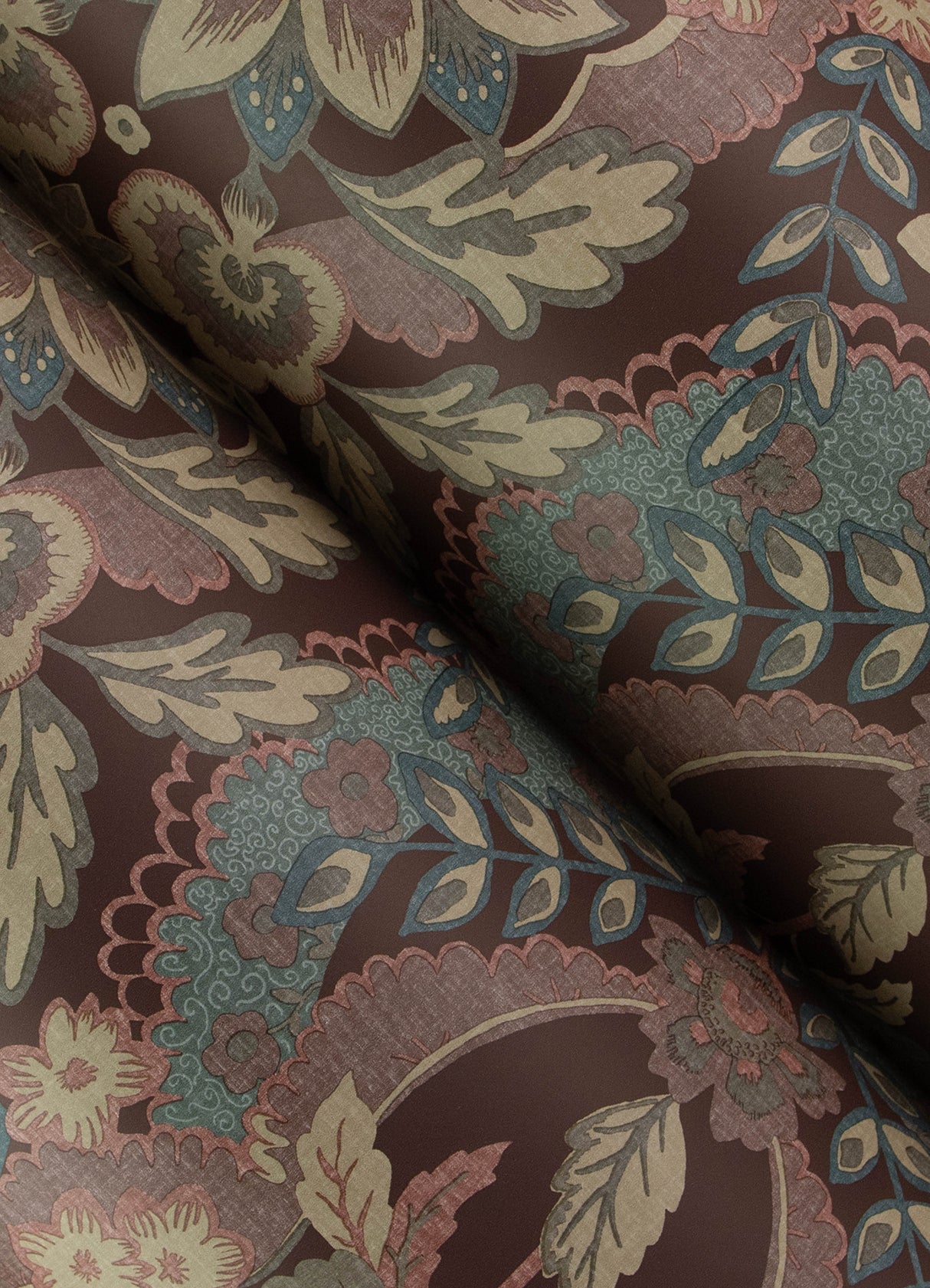 Collins Plum by Chris Loves Julia Damask Wallpaper – A-Street Prints 4173-27656