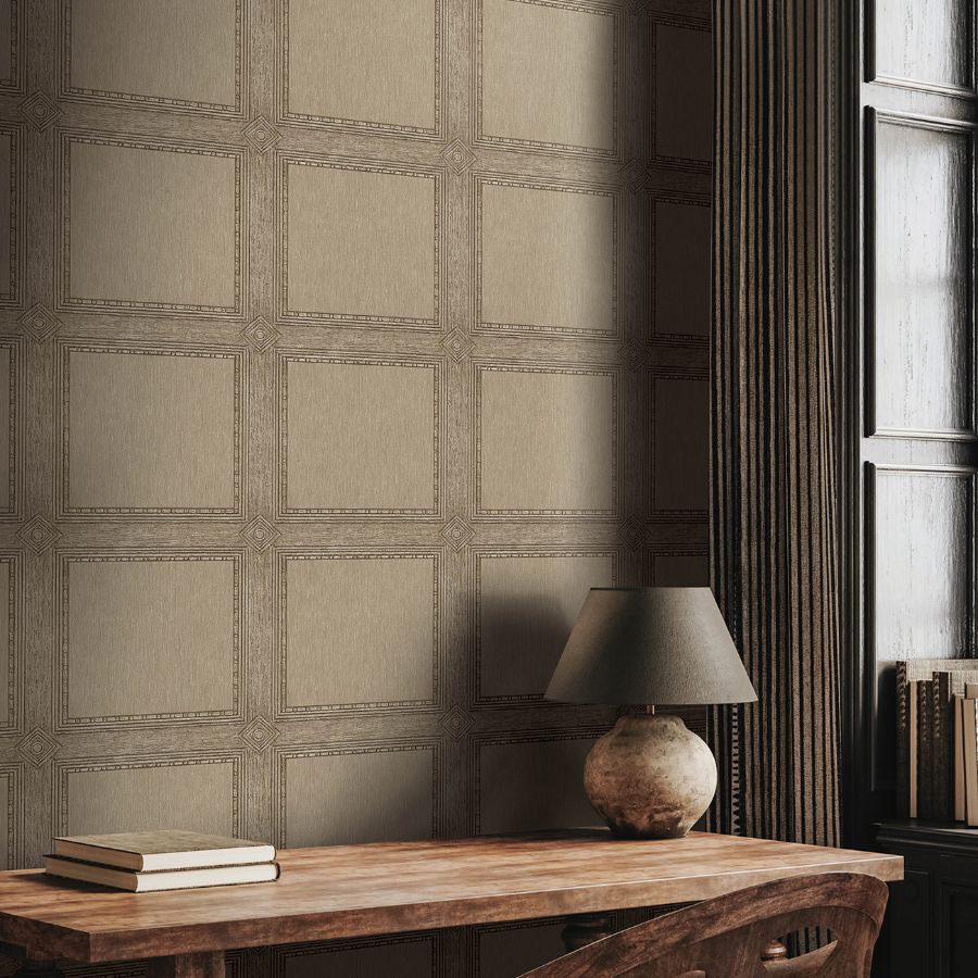 Moorland Chestnut by Chris Loves Julia Wood Panel Wallpaper – A-Street Prints 4173-27657