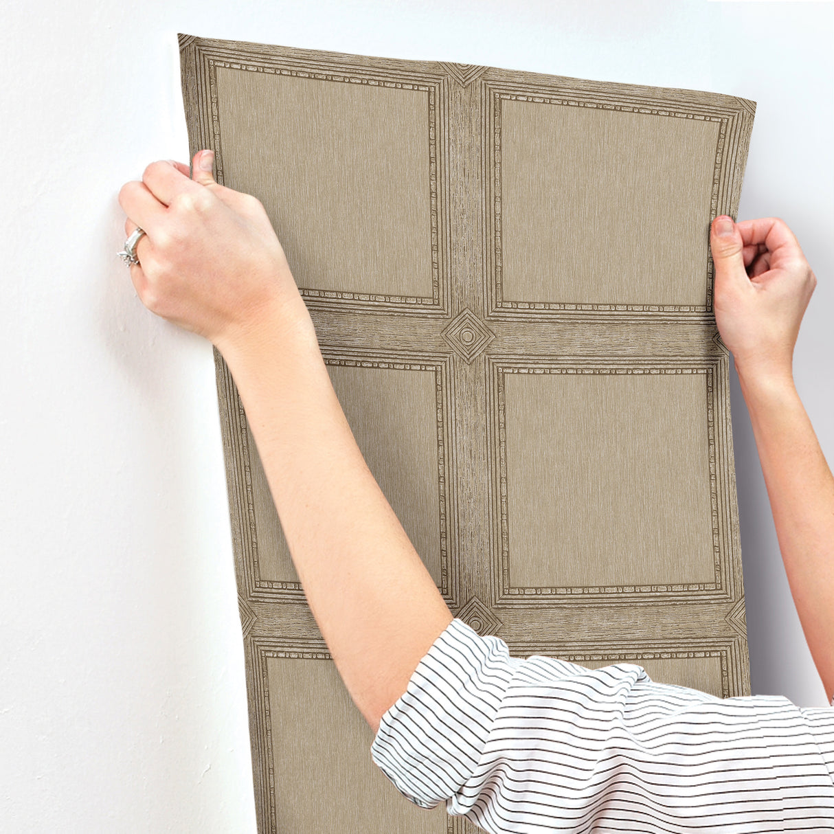 Moorland Chestnut by Chris Loves Julia Wood Panel Wallpaper – A-Street Prints 4173-27657