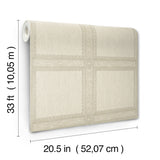 Moorland Ivory by Chris Loves Julia Wood Panel Wallpaper – A-Street Prints 4173-27658