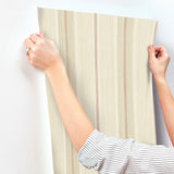 Ames Red by Chris Loves Julia Linen Stripe Wallpaper – A-Street Prints 4173-27663