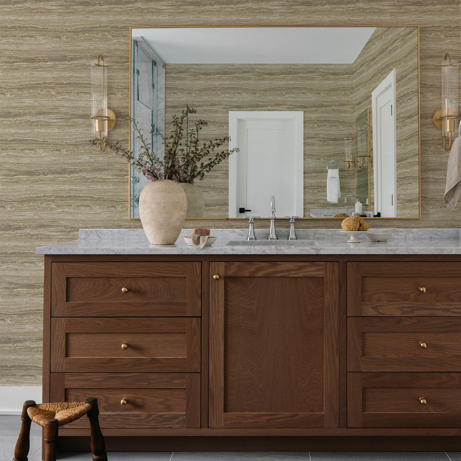 Lyman Neutral by Chris Loves Julia Striated Wallpaper – A-Street Prints 4173-27665