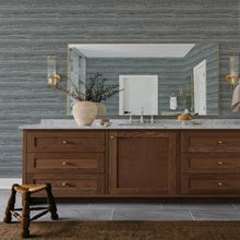 Lyman Blue by Chris Loves Julia Striated Wallpaper – A-Street Prints 4173-27667