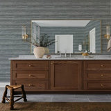 Lyman Blue by Chris Loves Julia Striated Wallpaper – A-Street Prints 4173-27667