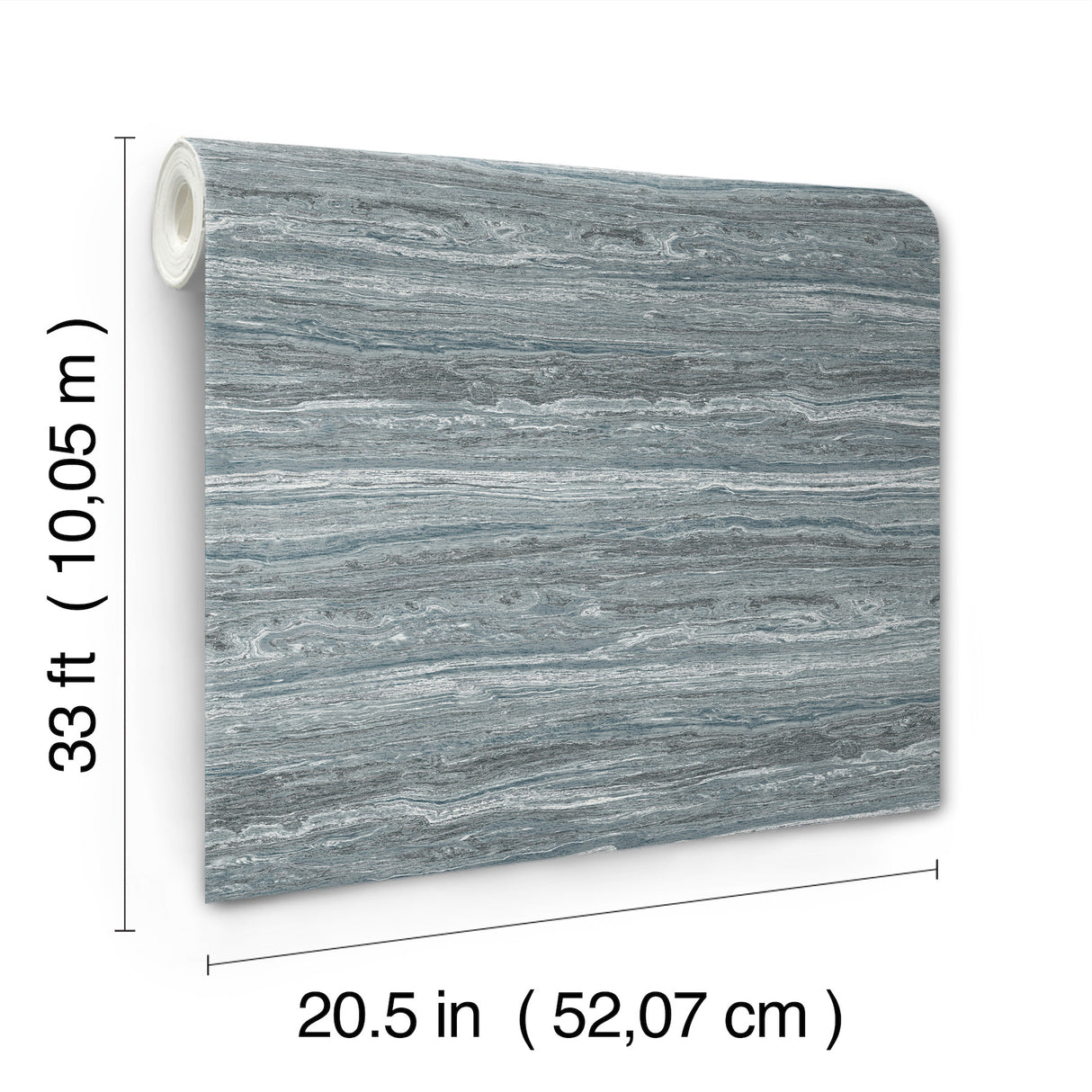 Lyman Blue by Chris Loves Julia Striated Wallpaper – A-Street Prints 4173-27667