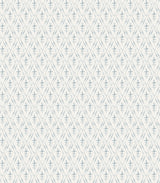 Tillie Blue Diamond Floral Wallpaper roll, 20.5 in x 33 ft, by A-Street Prints