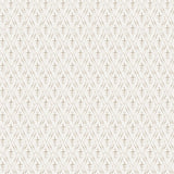 Tillie Taupe Diamond Floral wallpaper by A-Street Prints in a room setting