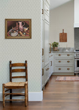 Tillie Sage by Chris Loves Julia Diamond Floral Wallpaper – A-Street Prints 4173-27674