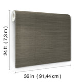 Mycroft Slate by Chris Loves Julia Grasscloth Wallpaper – A-Street Prints 4173-82103