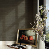Mycroft Slate by Chris Loves Julia Grasscloth Wallpaper – A-Street Prints 4173-82103