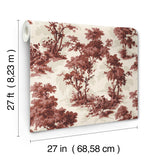 Sainsbury Ruby by Chris Loves Julia Forest Wallpaper – A-Street Prints 4173-82106