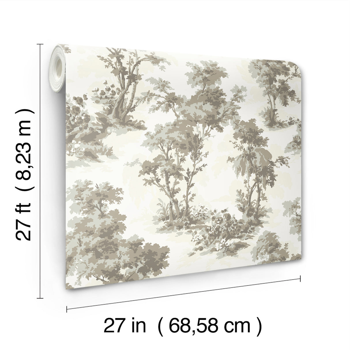 Sainsbury Slate by Chris Loves Julia Forest Wallpaper – A-Street Prints 4173-82107