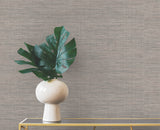Winn Dark Brown by Warner Faux Grasscloth Wallpaper – Brewster 4174-4600