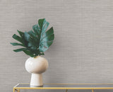 Winn Beige by Warner Faux Grasscloth Wallpaper- Brewster Home Fashions 4174-4602