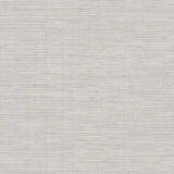 Winn Dove faux grasscloth wallpaper in soft grey woven texture