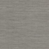 Winn Grey Faux Grasscloth Textured Non Woven Wallpaper by Warner - 4174-4606