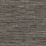 Winn Charcoal by Warner Faux Grasscloth Wallpaper - Brewster Home Fashions 4174-4607-Sample