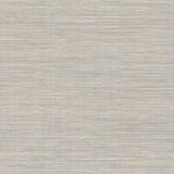 Winn Light Grey Faux Grasscloth Wallpaper by Warner