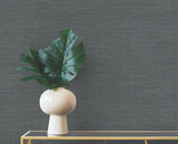 Winn Black by Warner Faux Grasscloth Wallpaper – Brewster Home Fashions 4174-4611