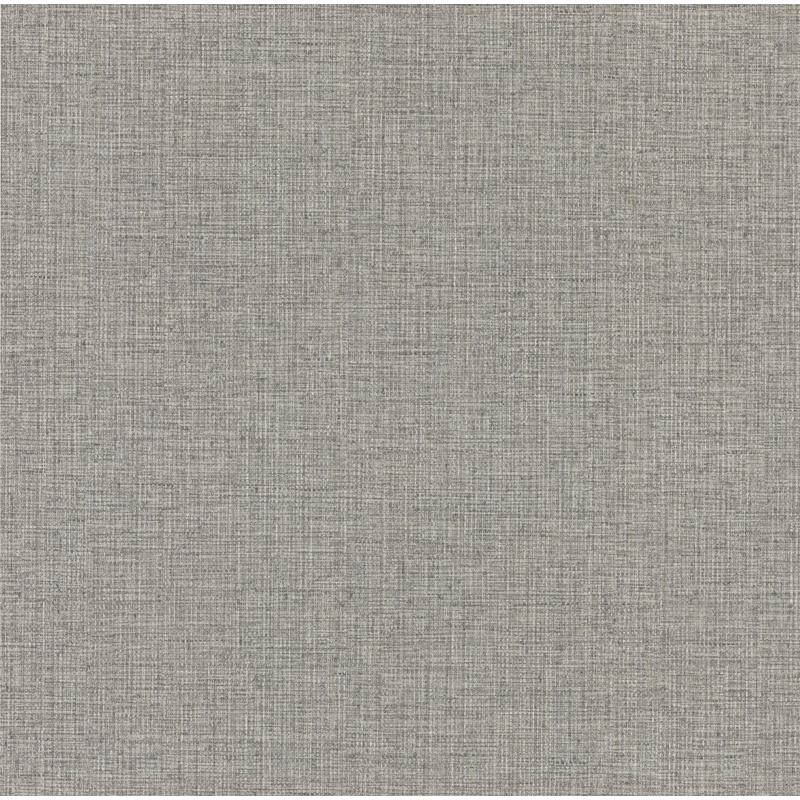 Clarkson Slate Woven Wallpaper by Warner room setting