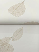 Myles Gold by Warner Leaves Wallpaper – Brewster Home Fashions 4174-4646