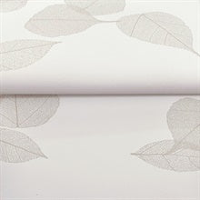 Myles White Leaves by Warner Botanical Wallpaper – Brewster 4174-4647