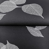 Myles Black by Warner Botanical Leaves Wallpaper – Brewster Home Fashions 4174-4650