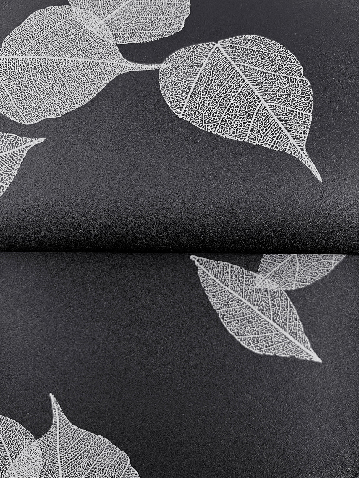 Myles Black by Warner Botanical Leaves Wallpaper – Brewster Home Fashions 4174-4650
