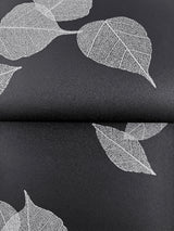 Myles Black by Warner Botanical Leaves Wallpaper – Brewster Home Fashions 4174-4650