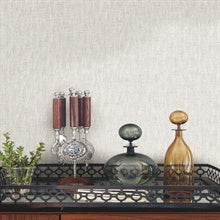 Bryson Ivory by Warner Feathered Texture Wallpaper- Brewster Home Fashions 4174-4651