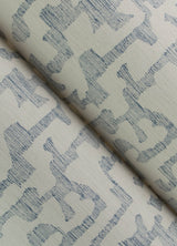 Cipher Blue by A-Street Prints Geometric Faux Grasscloth Wallpaper – A-Street Prints 4177-27701
