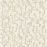 Cipher Beige Geometric Faux Grasscloth Wallpaper – A-Street Prints 4177-27703